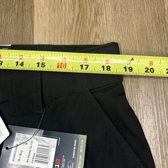 5.11‎ Tactical Women's Black Ripstop TDU Pants 64359 Size 16 Hiking Outdoor - Picture 14 of 16